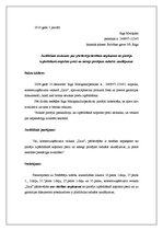 Paraugs 'Juridiskais atzinums', 1.