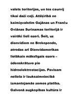 Referāts 'Surinama', 10.