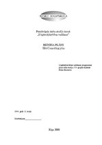 Biznesa plāns 'Biznesa plāns SIA "Consulting plus"', 1.