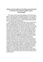 Eseja '"Kad tu kaut ko vēlies no visas sirds, pasaules dvēsele ir vistuvāk. Tas vienmēr', 1.