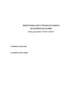 Diplomdarbs 'Mantojuma lietu vešana notariātā', 1.