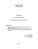 Konspekts 'Sociālā antropoloģija kā sociāla zinātne', 1.