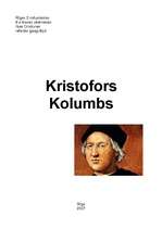 Konspekts 'Kristofers Kolumbs', 1.