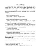 Referāts 'Kultūras definīcijas', 2.