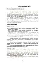 Konspekts 'Baltic Beach Hotel, Hotel Jūrmala SPA', 5.