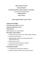 Prakses atskaite 'Aprūpes gadījums infektoloģijā', 1.