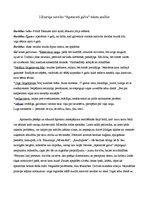 Eseja 'J.Ezeriņa noveles "Apstarotā galva" teksta analīze', 1.