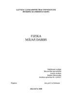Konspekts 'Dinamika, uzspiestas mehāniskās svārstības, termiskais starojums', 1.