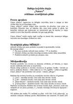 Konspekts 'Dabīgo izejvielu ziepju „Nature” reklāmas stratēģiskais plāns', 1.