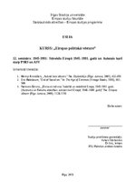 Konspekts 'Aukstais karš un tā iemesli; Galvenie kapitālistisko un sociālistisko valstu sav', 1.