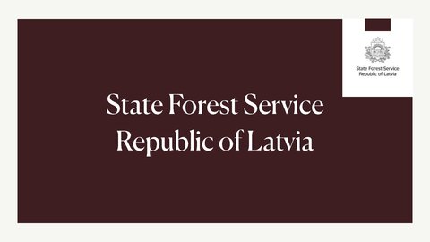 Prezentācija 'State Forest Service Republic of Latvia', 1.