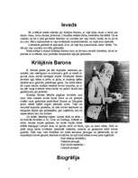 Referāts 'Krišjānis Barons', 3.