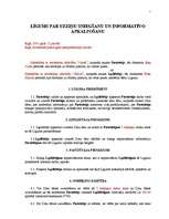 Paraugs 'Līgums par uzziņu sniegšanu un informatīvo apkalpošanu', 1.