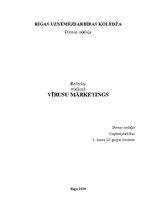 Konspekts 'Vīrusu mārketings', 1.