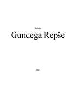 Referāts 'Gundega Repše', 1.