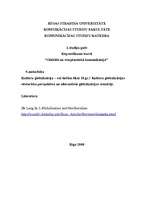 Konspekts 'Neoliberālisma loma globalizācijas attīstībā - vērtības, koncepcijas, opozīcija', 1.