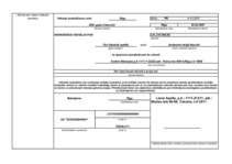 Paraugs 'Vienkāršais vekselis', 1.