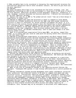 Eseja 'Organizational Structure', 1.