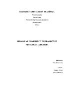 Referāts 'Personu ar invaliditāti tiesības dzīvot neatkarīgi sabiedrībā', 1.