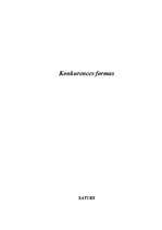 Referāts 'Konkurences formas', 1.