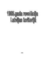 Referāts '1905.gada revolūcija Latvijas teritorijā', 1.