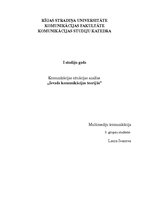 Eseja 'Komunikācijas situācijas analīze', 1.