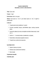 Konspekts 'Rotaļnodarbība matemātikā', 1.