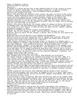 Eseja 'Refugees in Africa', 1.