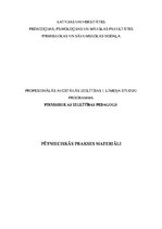 Prakses atskaite 'Pētnieciskās prakses materiāli pirmsskolā', 1.