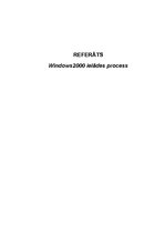 Referāts 'Windows2000 ielādes process', 1.