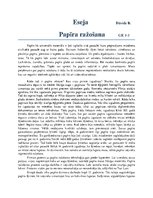 Eseja 'Papīra ražošana, vēsture', 1.