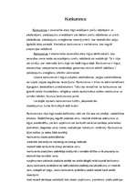 Konspekts 'Konkurence', 1.