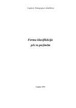 Referāts 'Formu klasifikācija', 1.