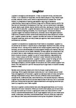 Konspekts 'Laughter', 1.