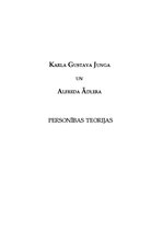 Referāts 'Karla Gustava Junga un Alfreda Ādlera personības teorijas', 1.