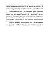 Eseja 'Foreign Languages in My Life', 2.