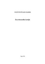 Referāts 'Ēnu ekonomika Latvijā', 1.