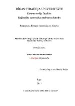 Konspekts 'Ievads darba resursu vadībā. Cilvēkresursu pārvaldības sistēma un politika', 1.