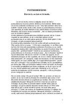 Referāts 'Postmodernisms', 1.