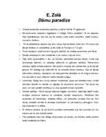 Konspekts 'E.Zolā "Dāmu paradīze"', 1.