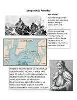 Konspekts 'Eiropa atklāj Ameriku', 1.