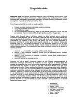 Eseja 'Pitagoriešu skola', 1.