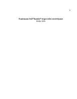 Referāts 'Uzņēmuma SAS ”Jumītis” tirgus vides novērtējums', 1.