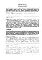 Referāts 'Networks', 1.