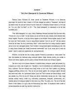 Eseja 'Analysis of "The Glass Menagerie" by Tennessee Williams', 1.