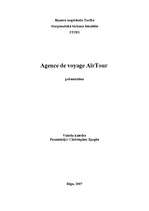Referāts 'L'agence de voyage Airtour ', 1.