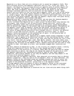 Eseja 'Magnetism', 1.