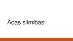 Prezentācija 'Ādas slimības', 1.