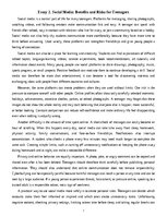 Eseja 'Social Media: Benefits and Risks for Teenagers', 1.