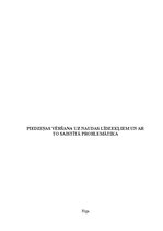 Diplomdarbs 'Piedziņas vēršana uz naudas līdzekļiem un ar  to saistītā problemātika', 1.
